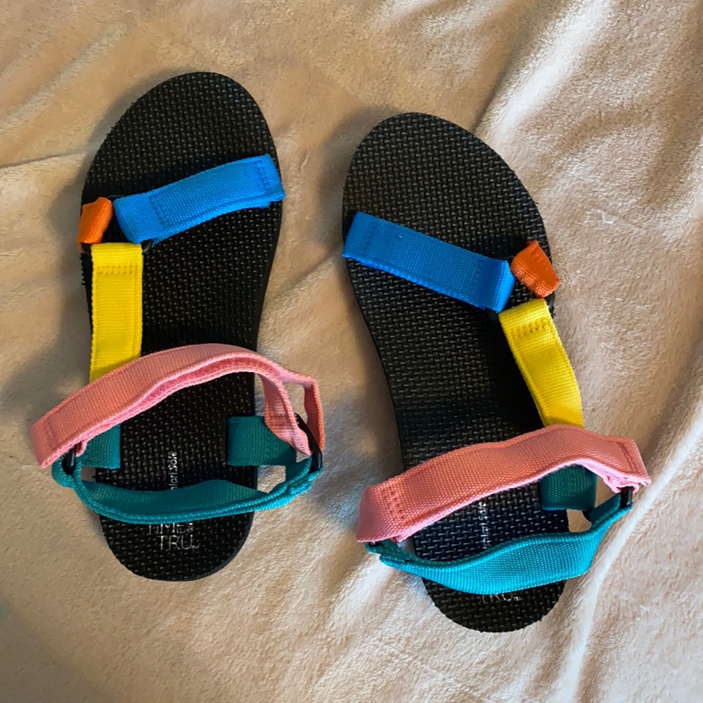 Colorful foam sandals